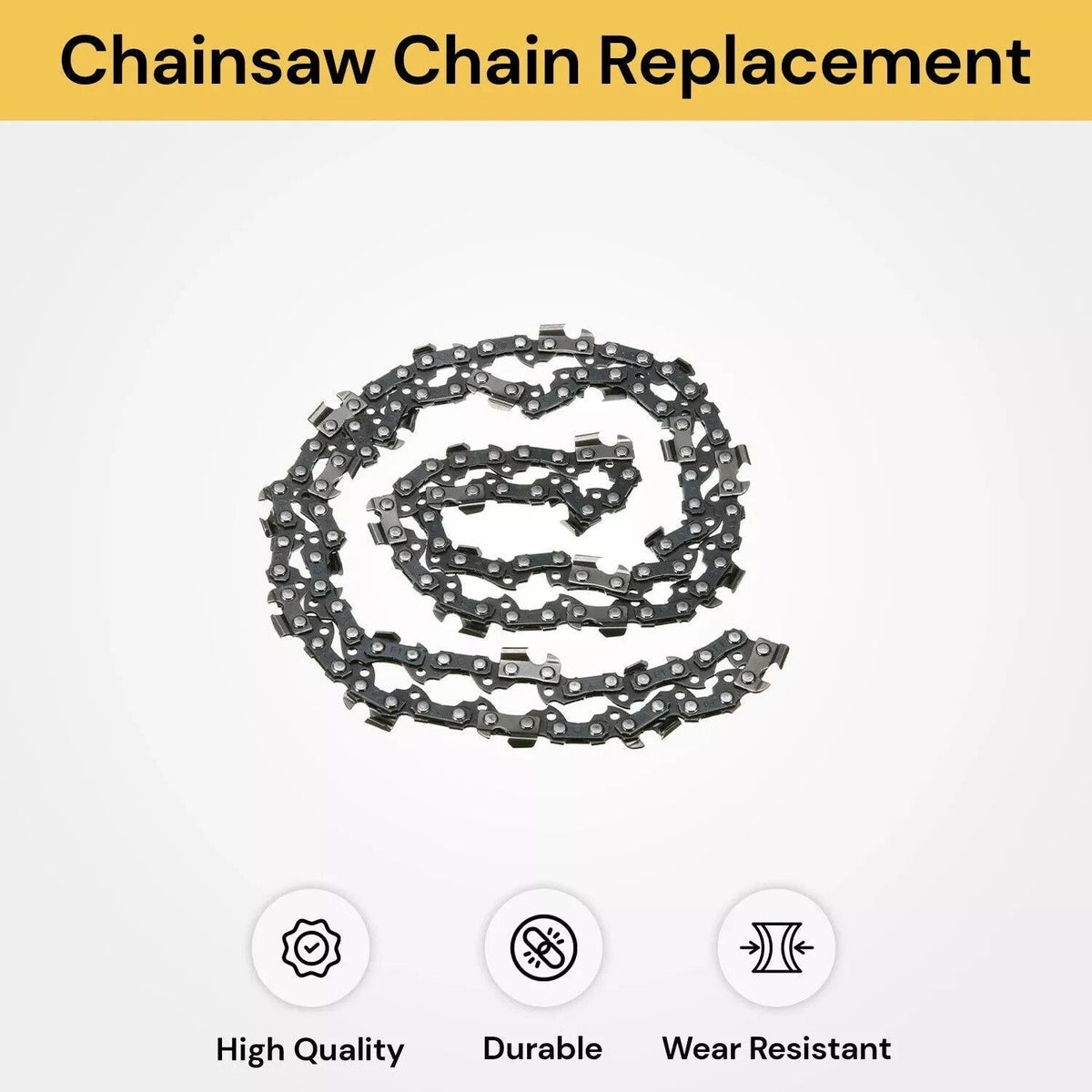 16'' Chainsaw Chain Blade Saw Replace Semi Chisel