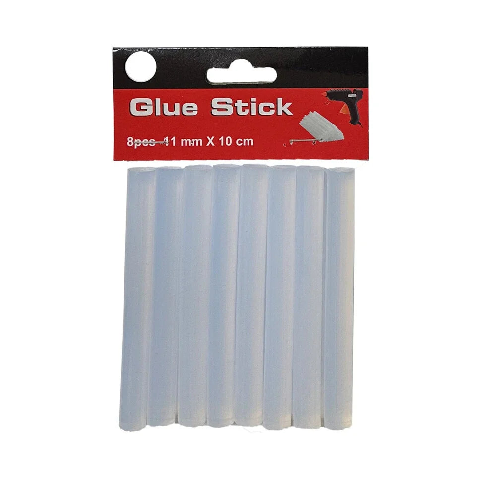 Handy Hardware 10W Hot Glue Gun Glue Sticks 8PCS Glue Only-11mmX10cm