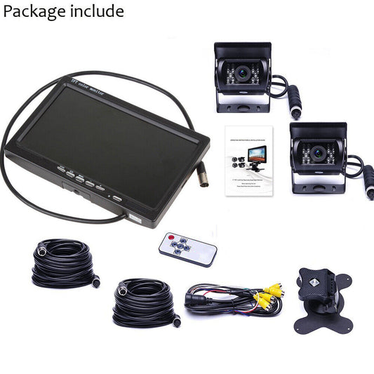 7'' Waterproof Monitor Reversing Kit For Truck Caravan