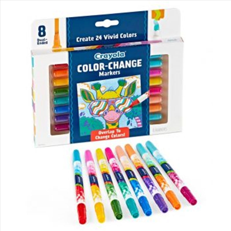 Crayola 8pk Colour Change Markers kids