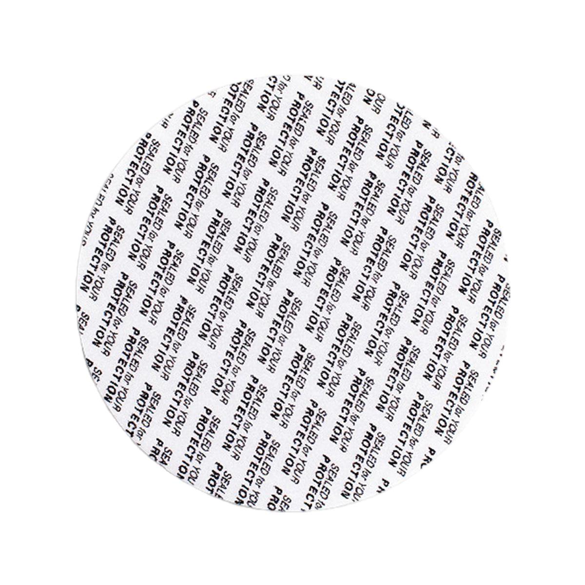 200pcs Pressure Sensitive Gasket Self Adhesive Bottle Cap Sealing Liner for Jars - 4.5cm