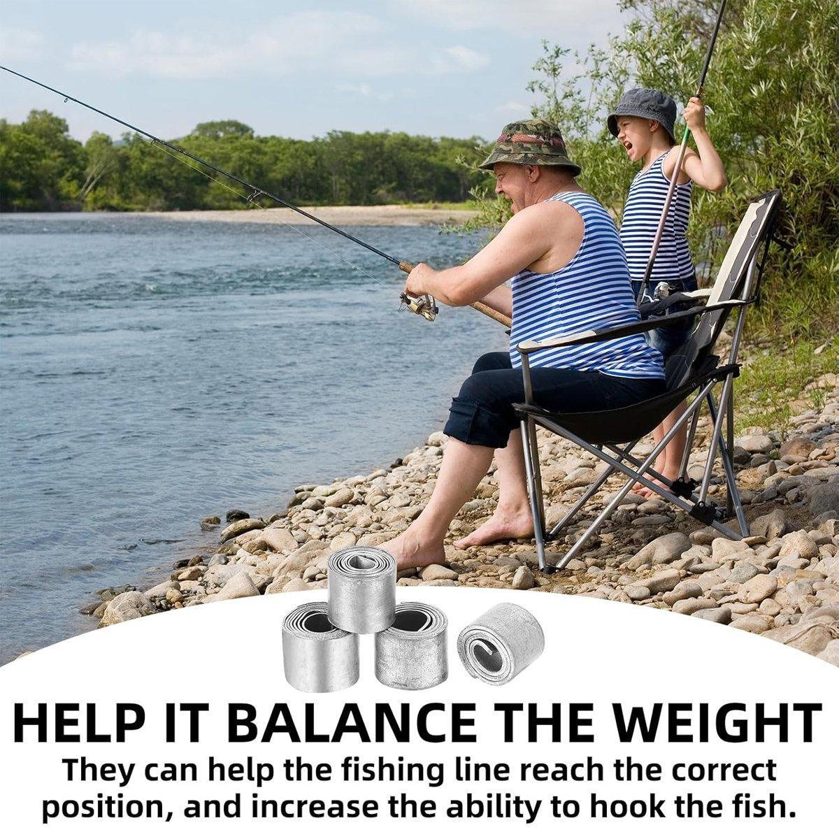 20X Drop Shot Weights Lead Sheet Strip Fishing Supplies Lead Sinker LeadSheeting