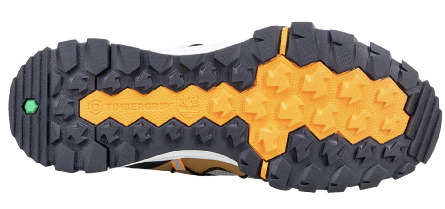 Timberland Mens Garrison Trail Hiking Sneakers Shoes Trekking Runners - Grey Mesh/Brown - US 9