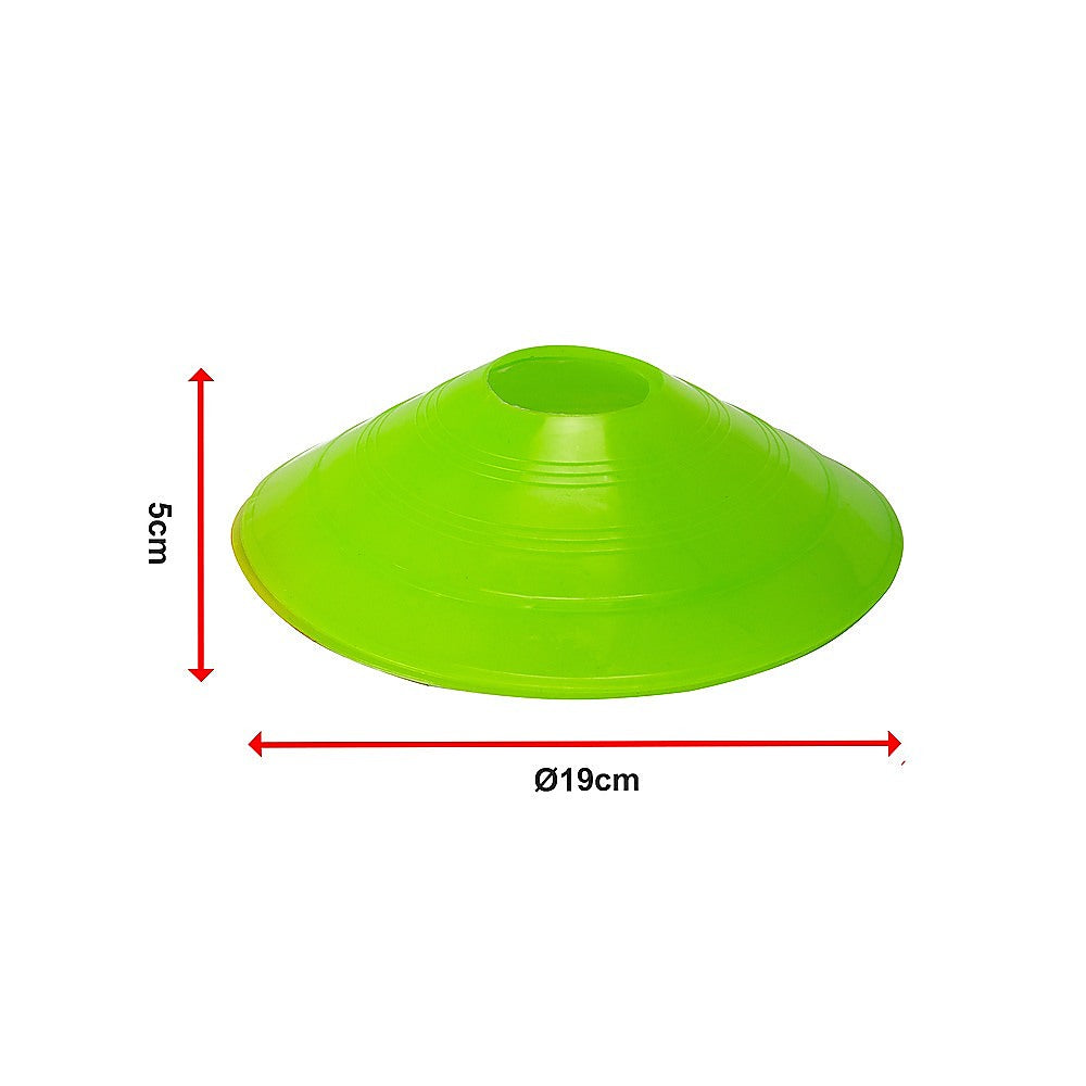 60 Pack Sports Training Discs Markers Cones Soccer AFL Exercise Personal Fitness