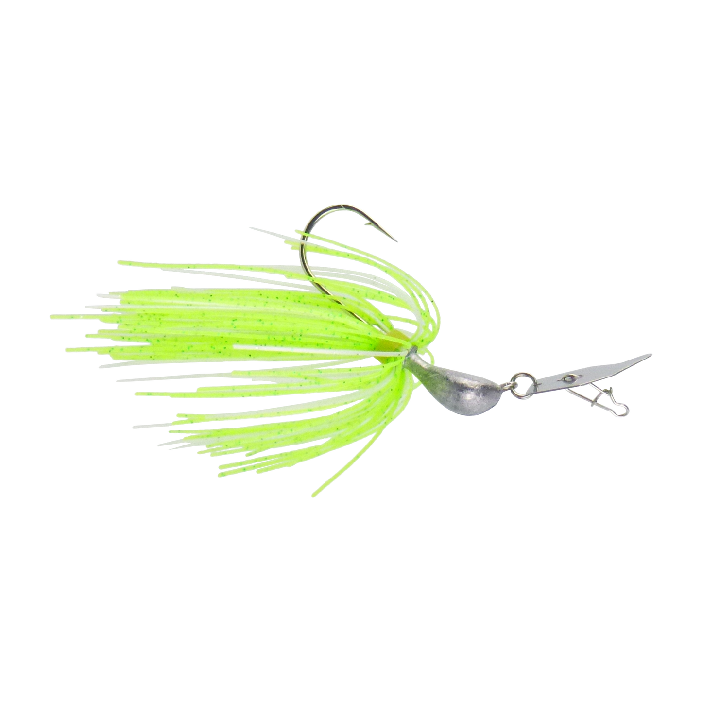 Dekoi 14gm Bladed Swim Jig, Chatterbait, Green Flash, 2 pack