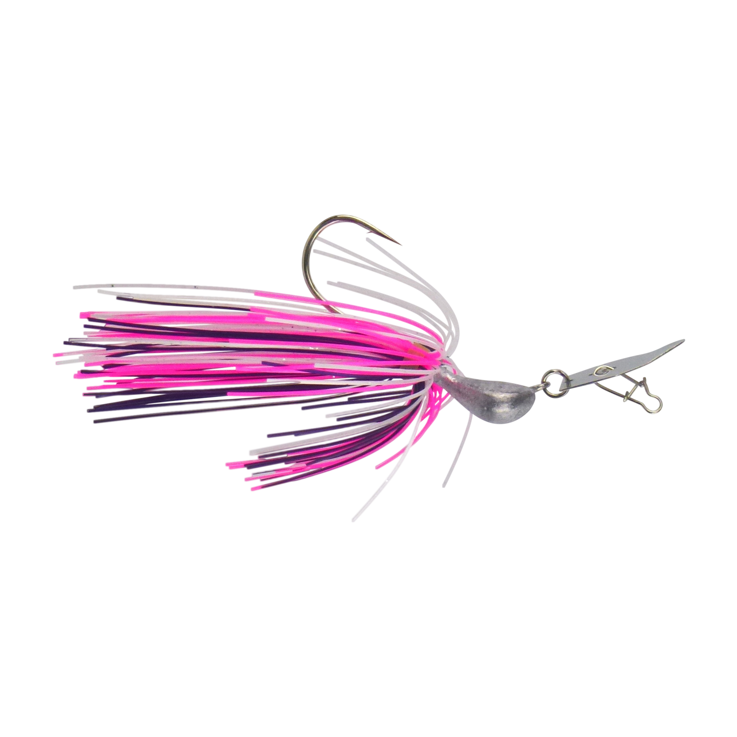 Dekoi 14gm Bladed Swim Jig, Chatterbait, Hot Flash, 2 pack