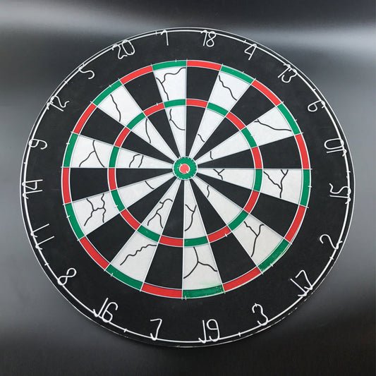 Durable Part Printing 18" Two Side Dart Board+6 Darts Steel Wire Inlay