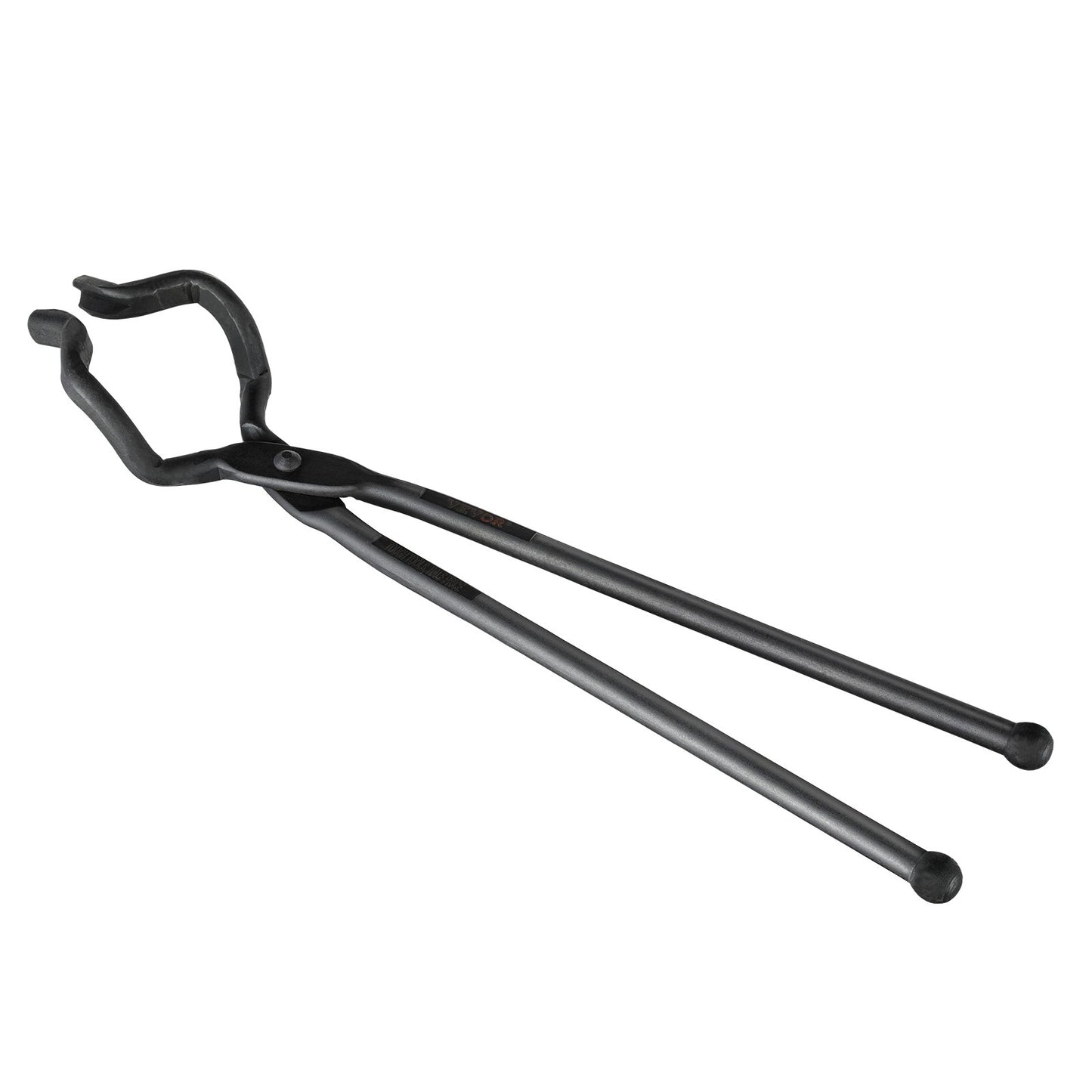 VEVOR Blacksmith Tongs, 463mm Z V-Bit Tongs, Carbon Steel Forge Tongs with A3 Steel Rivets, for Knife Blades, Long Pieces, Circular Forgings, for Beginner and Seasoned Blacksmiths and Bladesmiths