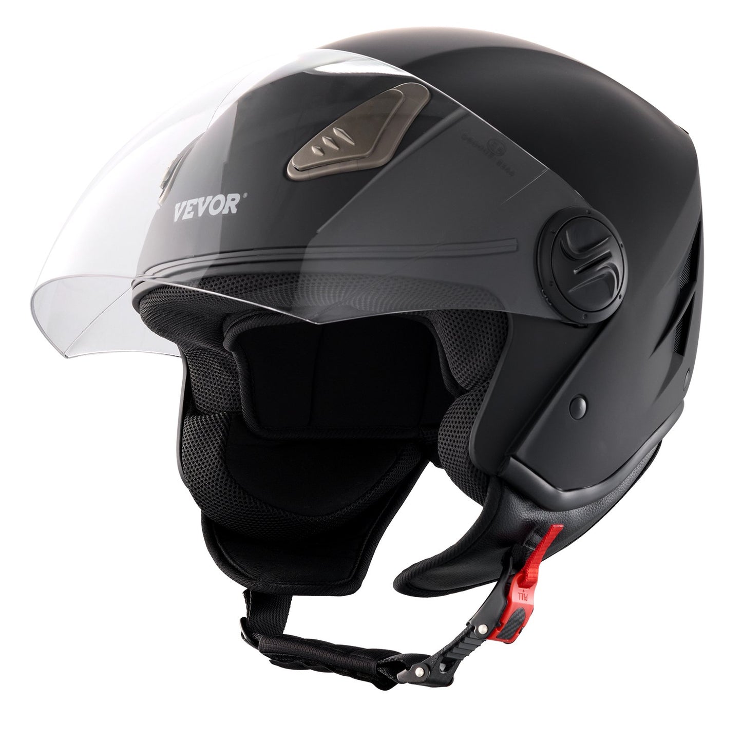 VEVOR 3/4-Face Motorcycle Helmet Motocross Helmet with Bluetooth Communication