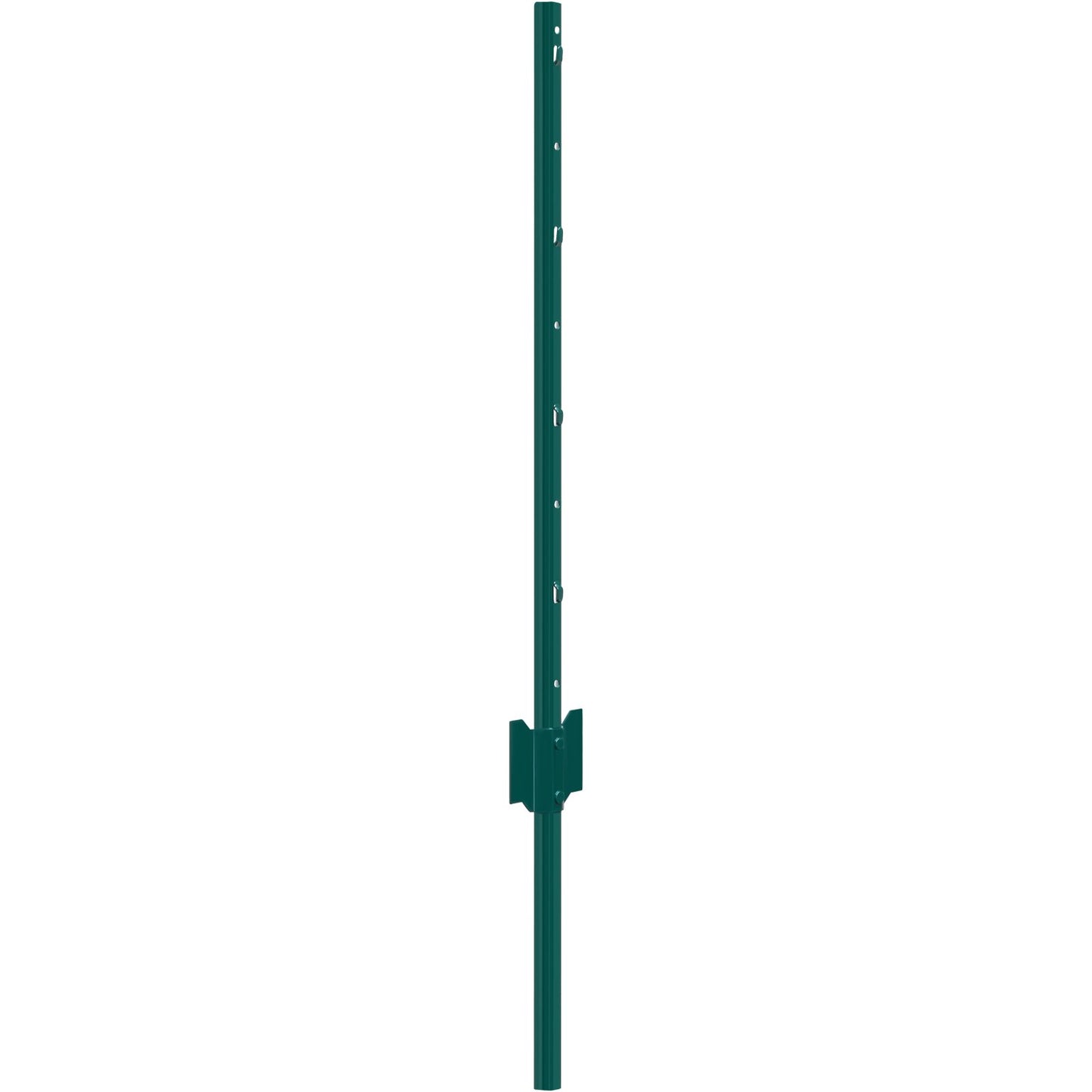 VEVOR 3 Feet Fence Post, 10 Pack U-Channel Heavy Duty Metal Fence Posts, Sturdy Steel Fence Stakes for Garden Yard, Lawn, Farms and Outdoor Wire Fencing, Green
