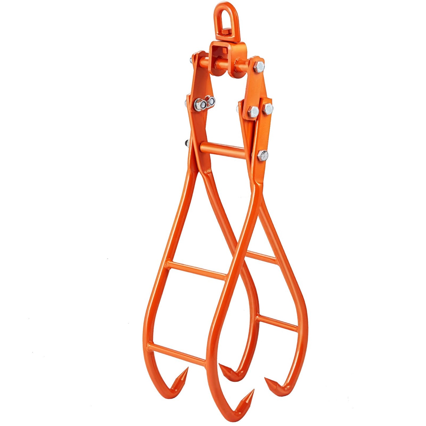 VEVOR Timber Claw Hook, 36 inch 4 Claw Log Grapple for Logging Tongs, Swivel Steel Log Lifting Tongs, Eagle Claws Design with 3307 lbs/1500 kg Loading Capacity for Tractors, ATVs, Trucks, Forklifts