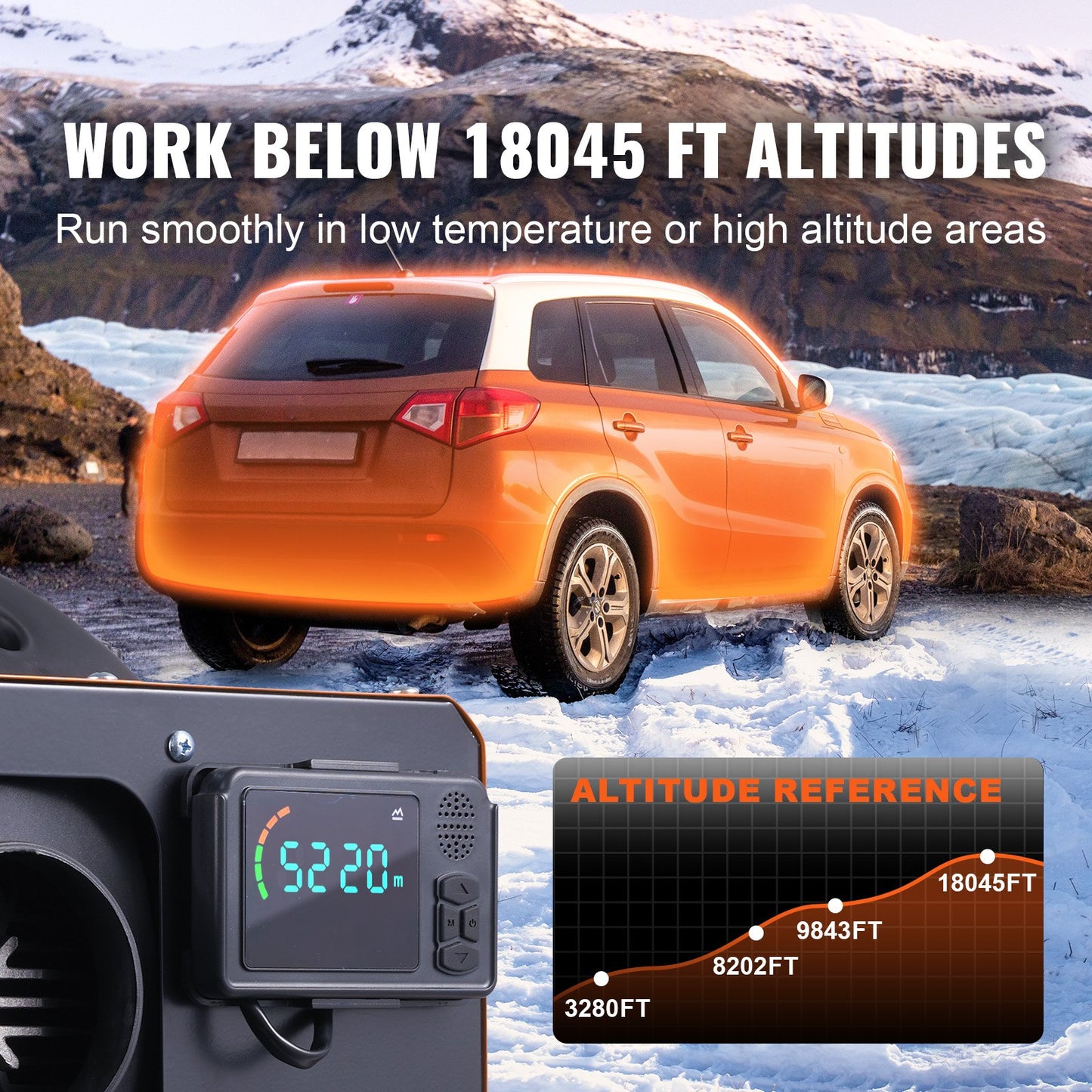 VEVOR 5 KW Diesel Air Heater, Bluetooth App Control All-on-one Diesel Heater with Automatic Altitude Adjustment, Remote Control and LCD, Portable Parking Heater for Home RV Trailer Camper Van Boat