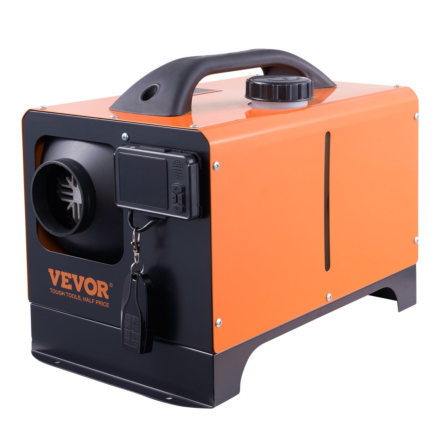 VEVOR 5 KW Diesel Air Heater, Bluetooth App Control All-on-one Diesel Heater with Automatic Altitude Adjustment, Remote Control and LCD, Portable Parking Heater for Home RV Trailer Camper Van Boat