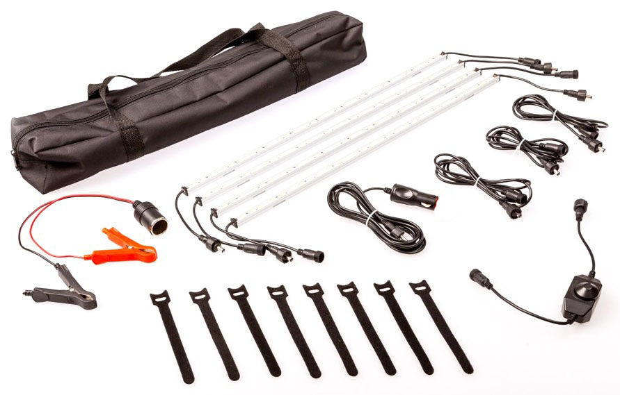 12V Rigid LED Strip lights Camping Waterproof Connector Combo Kit Aluminium