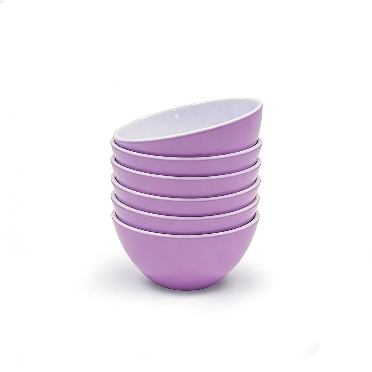 Set of 6pcs 14.5CM Melamine Bowls Set, Melamine Cereal/Soup/Salad Bowls