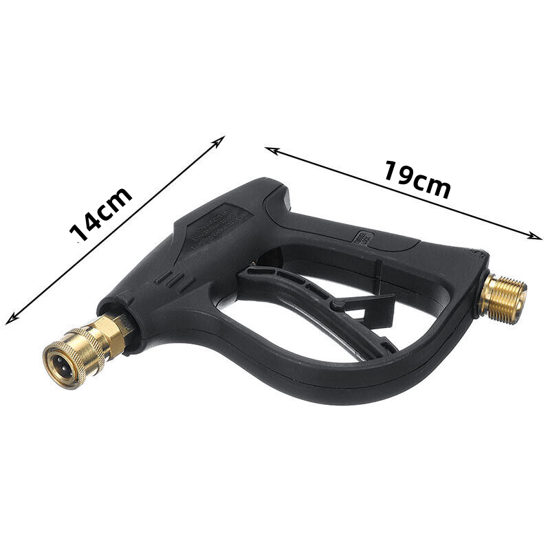 High Pressure Washer Gun Car Wash Foam Spray Short Wand Lance 5PCS Nozzle Set