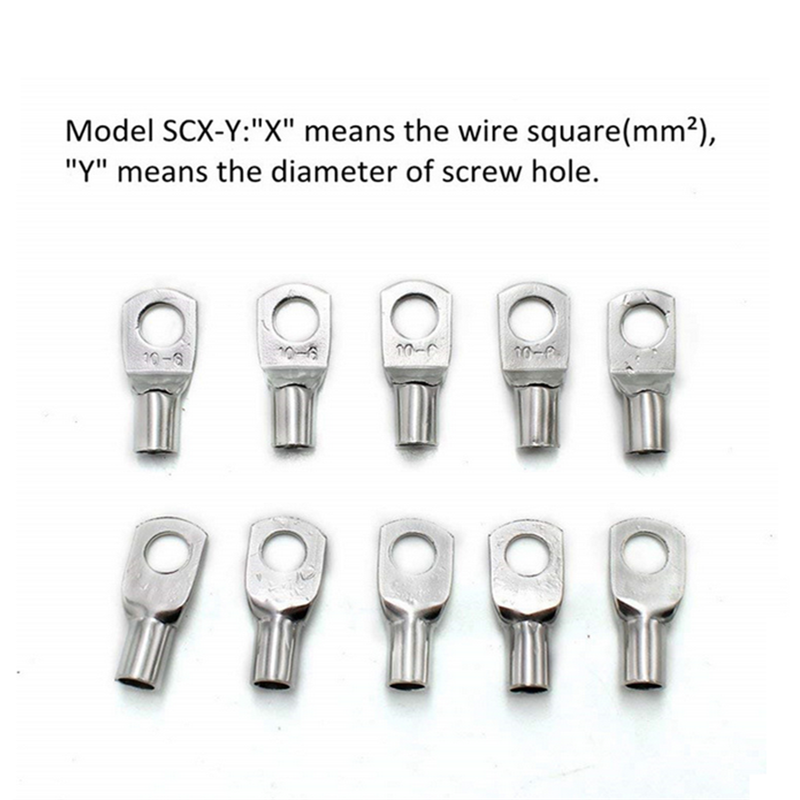 220Pcs Battery Copper Ring Crimp Terminals Cable Lug Eyelet Wire Connector Kit
