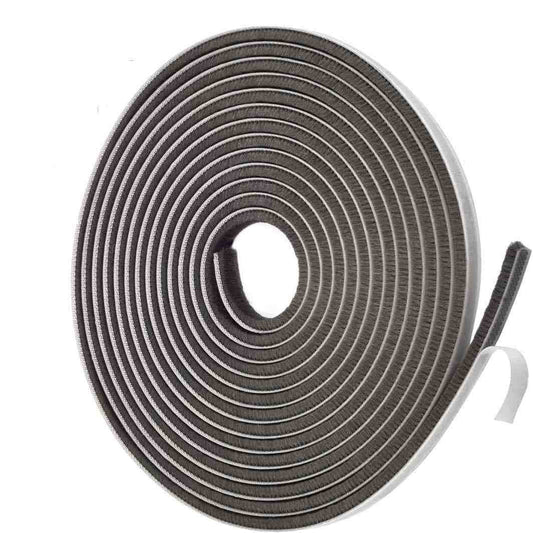 10M 7*6mm Weather Draught Excluder Brush Strip Window Door Seal Tape