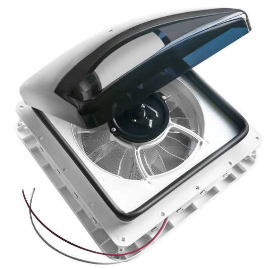 Caravan Camper 12V Shower Roof Hatch LED Lights & Vent Exhaust Fan
