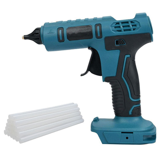 Cordless Hot Melt Glue Gun with 20 Pcs Sticks Fit Makita 18V Battery(No Battery)