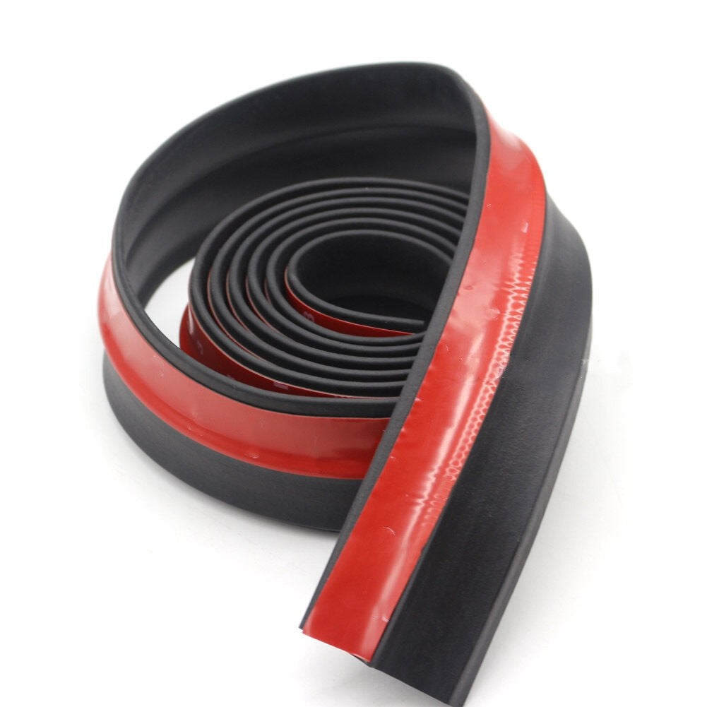 Universal 2.5M Rubber Car Front Bumper Lip Skirt Protector Body Spoiler Splitter