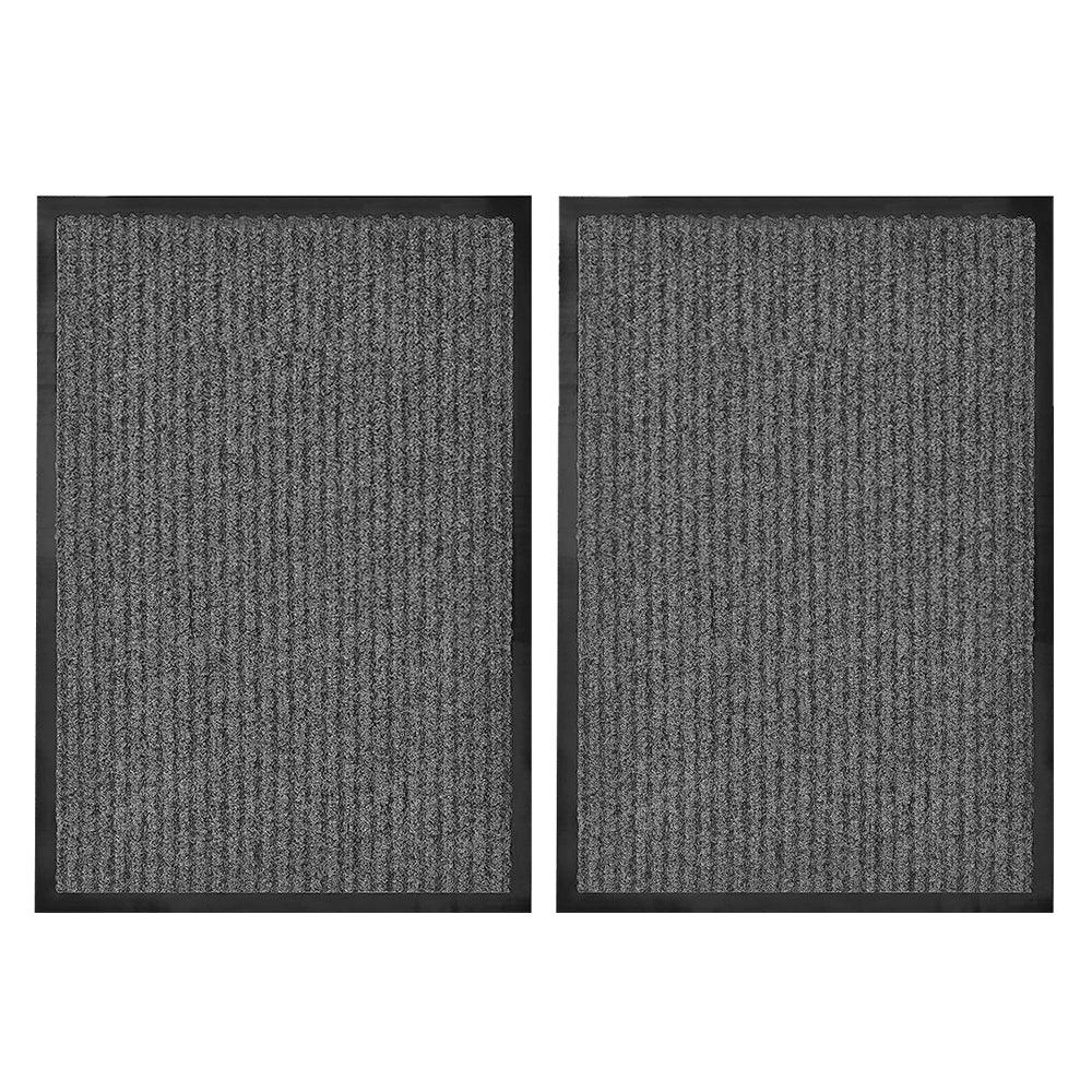 COMFEYA 2 Pack Front Door Mat Indoor Outdoor Entryway Welcome Mats_7