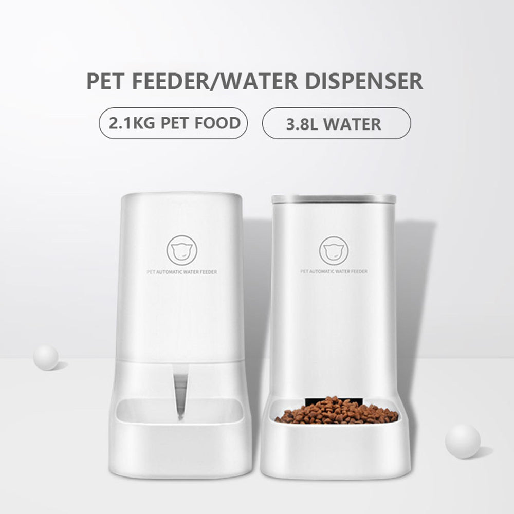 PETSWOL Cat Dog Feeder and Waterer - Self-Dispensing Automatic Pet Feeders_2