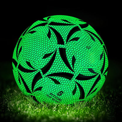 Night Training Luminous Reflective Soccer Ball_14