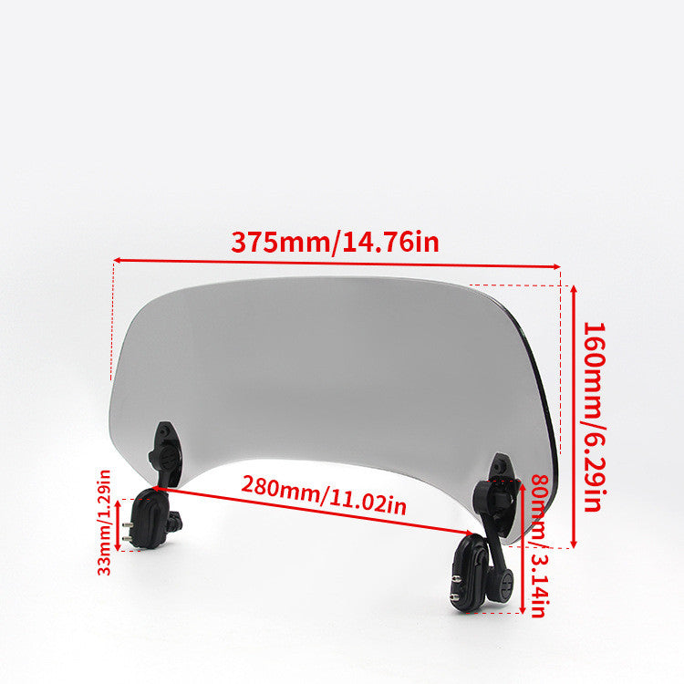 Motorcycle Accessories Adjustable Windshield Plate