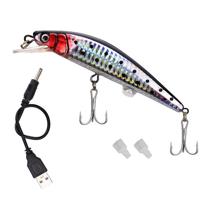 Electric USB Luya emulates fish lures