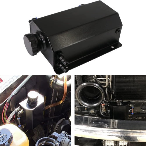 Coolant Overflow Tank 2L Aluminum Universal Radiator Overflow Tank