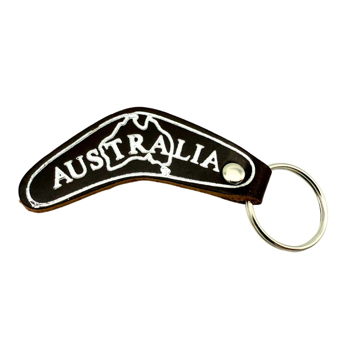 Jacaru 6418 Key Ring Boomerang Shape - Australia