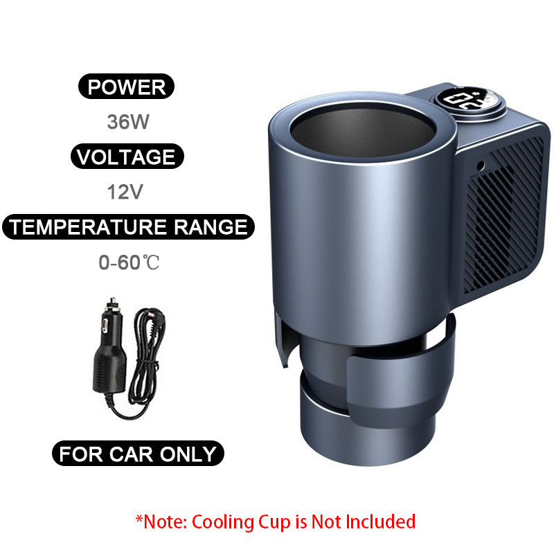 Smart 2 In 1 Car Heating Cooling Cup For Coffee Miik Drinks Electric cup holder can cooler