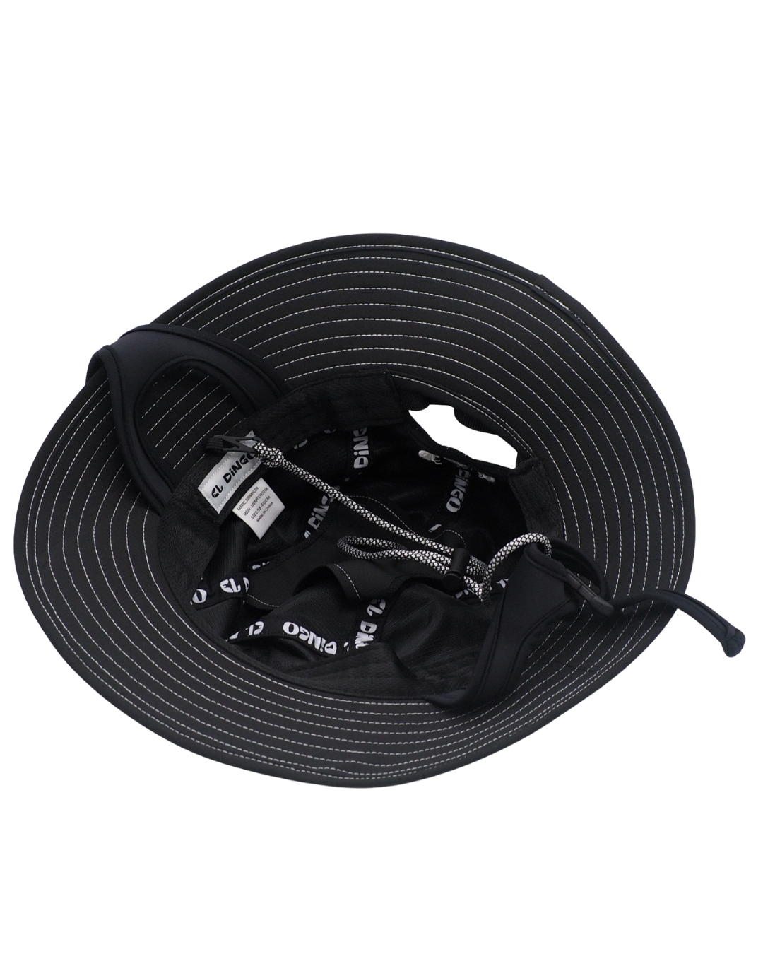 Black Wide Brim Surf Hat UPF 50+