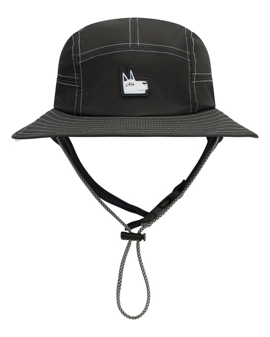 Black Wide Brim Surf Hat UPF 50+