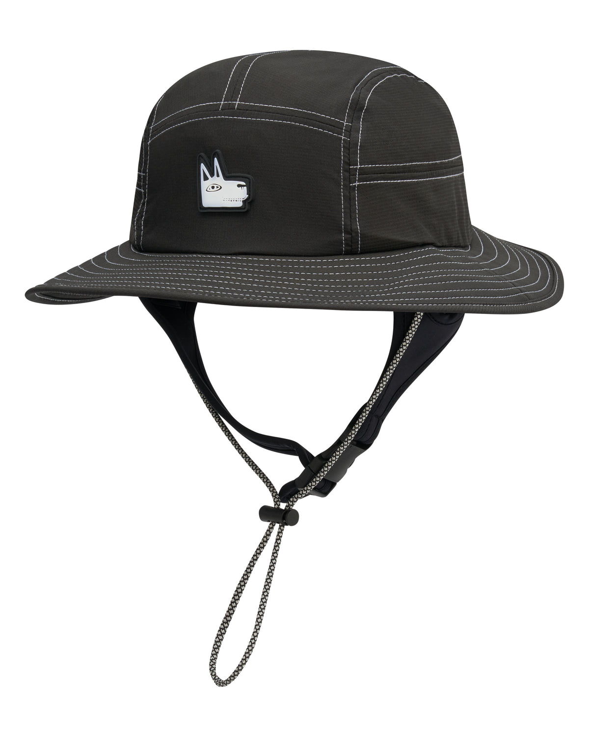 Black Wide Brim Surf Hat UPF 50+