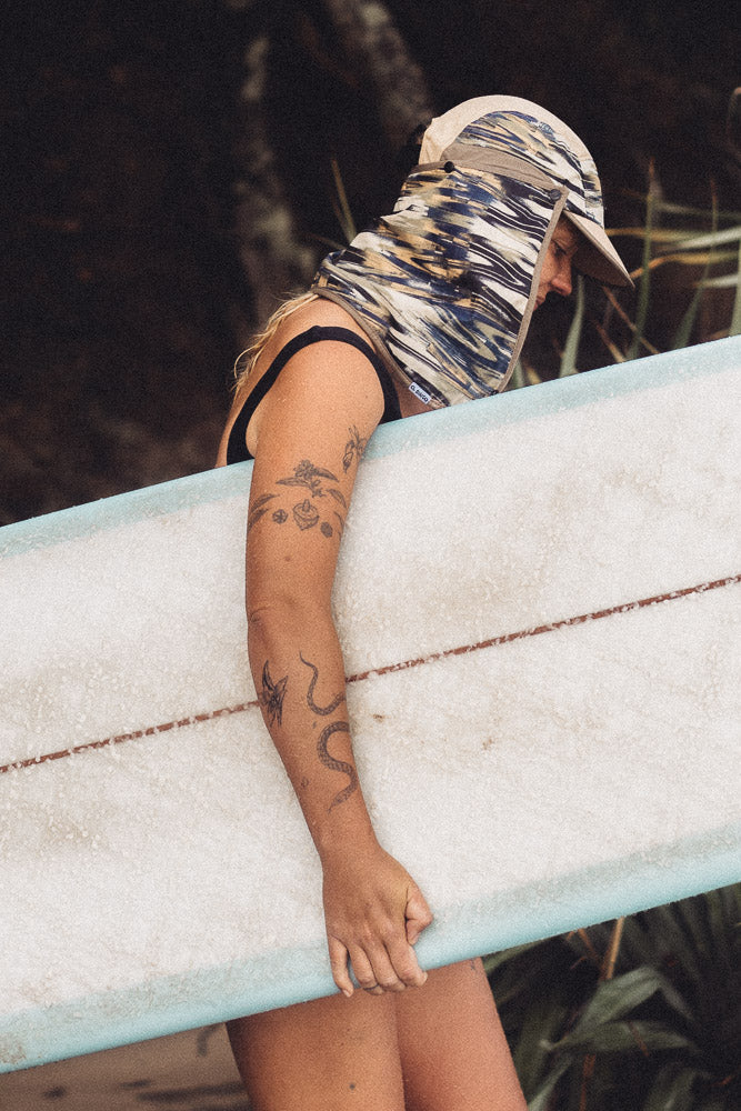 Camo Legionnaire Surf Cap UPF 50+