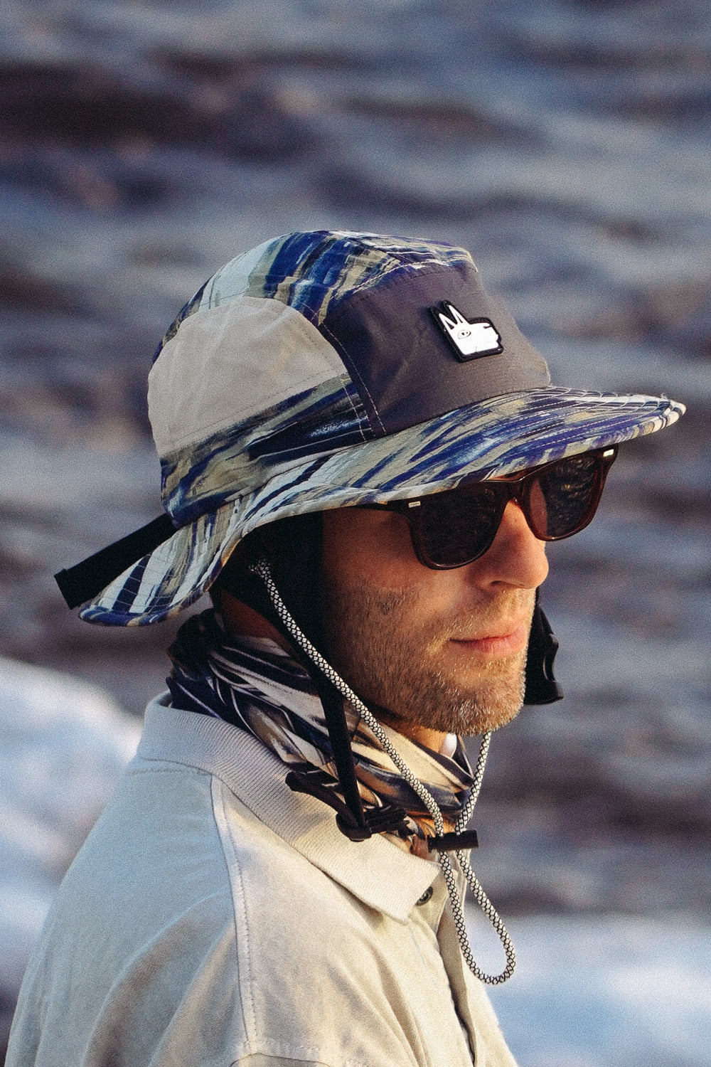 Camo Wide Brim Surf Hat UPF 50+