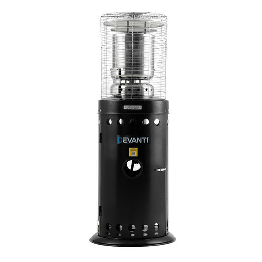 Devanti Outdoor Gas Patio Heater Black