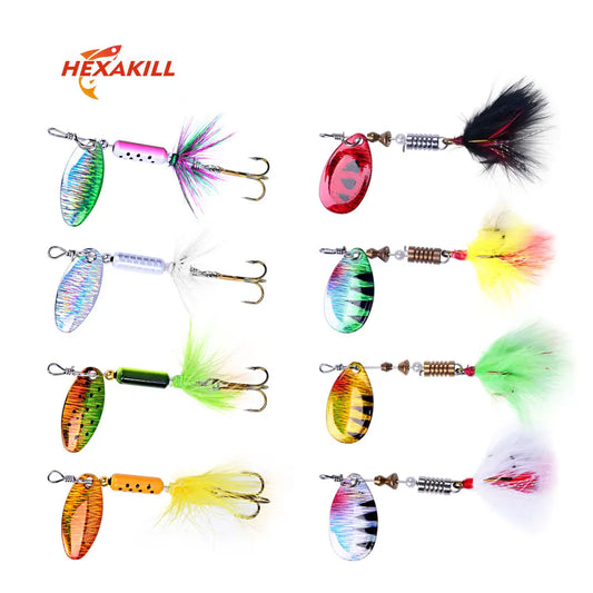 Hexakill 1Pcs 4g 6g Spinner Spoon Metal Bait  Fishing Lure Wobblers CrankBaits Jig Shone Metal Sequin Trout  metal jigging lure