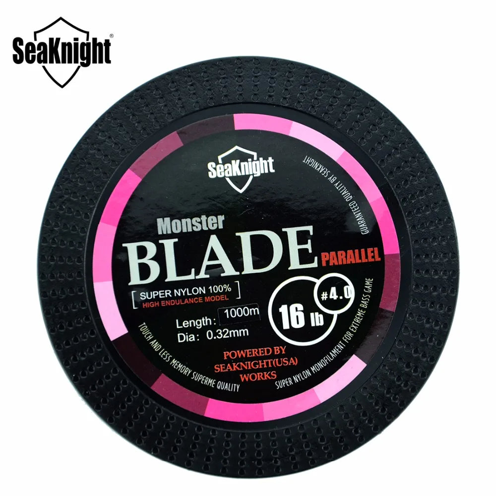 SeaKnight Brand BLADE Series 500M 1000M Nylon Line Japan Material Monofilament Fishing Line Super Strong 35LB Carp Fishing Line