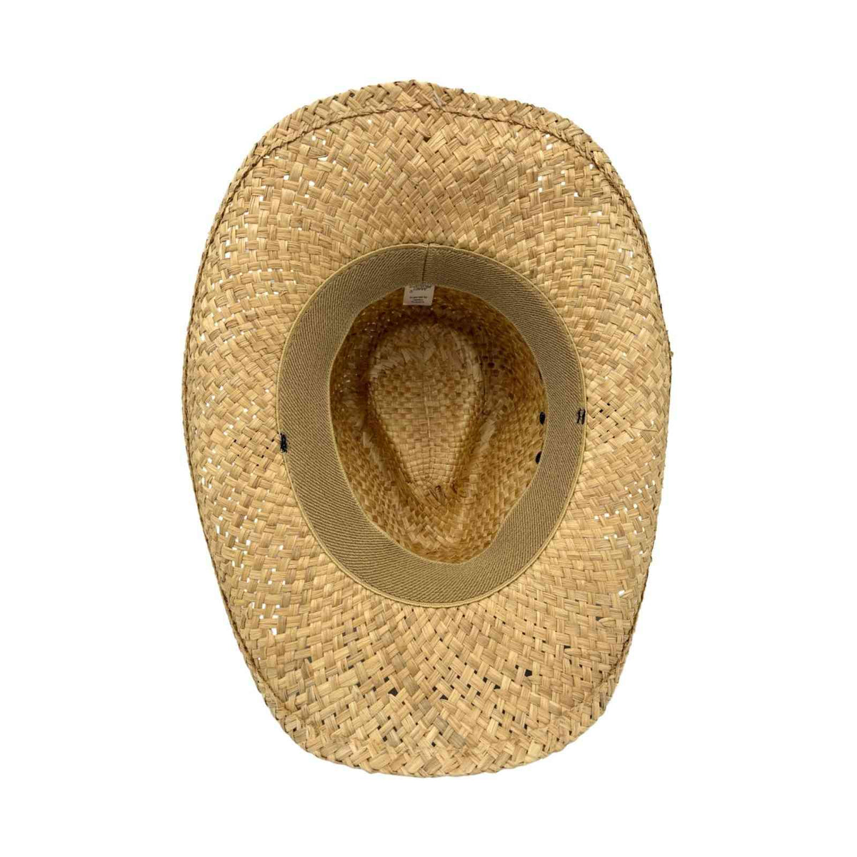 Jacaru 1818D Straw Cowboy Hat with Turquoise beads
