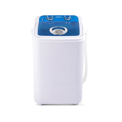 Devanti Portable Washing Machine 4.6KG Blue