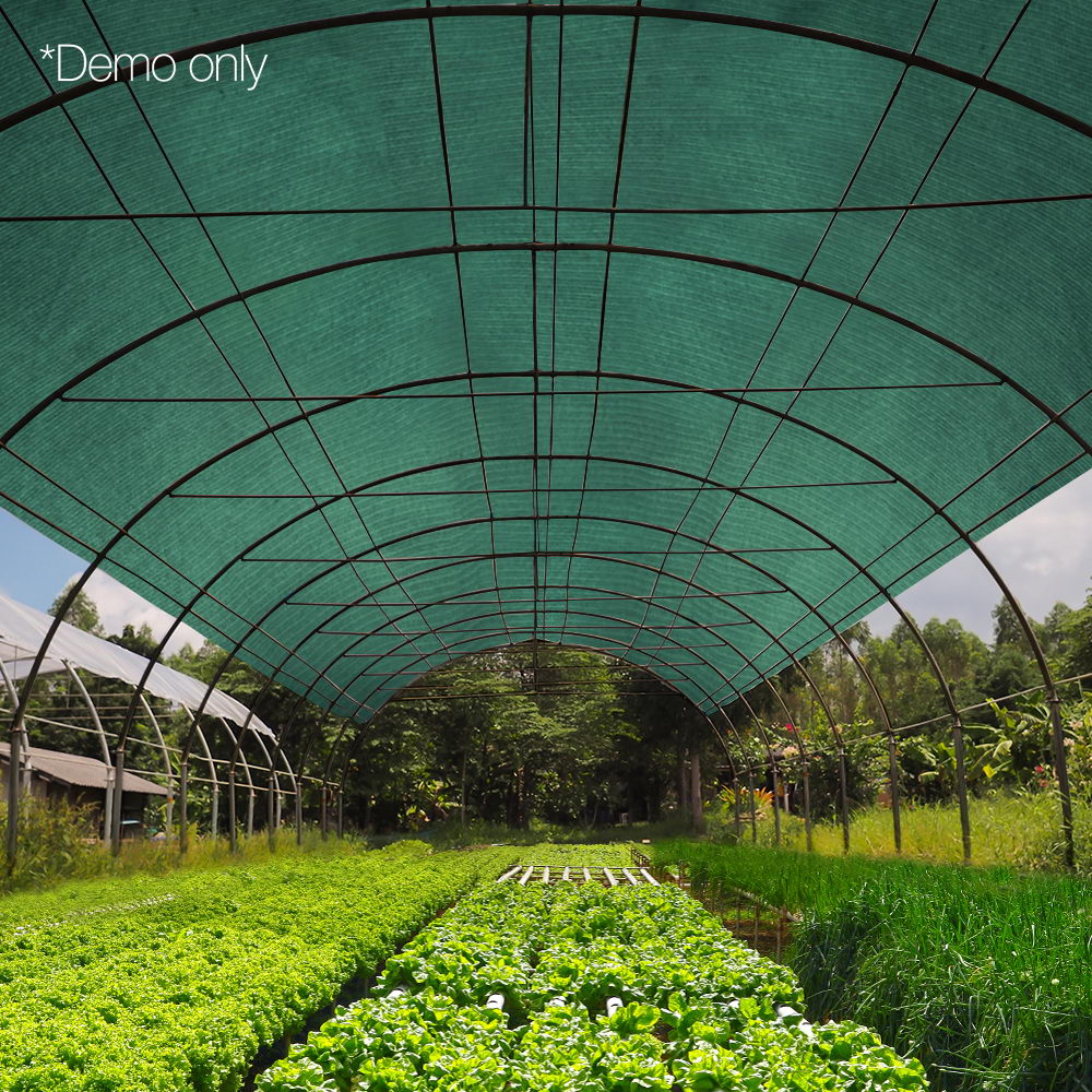 Instahut 70% Shade Cloth 1.83x20m Shadecloth Sail Heavy Duty Green