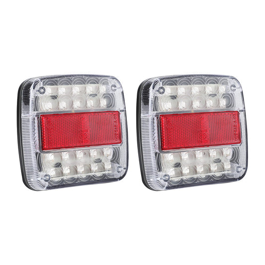 Giantz Pair 26 LED Tail Lights Stop Reverse Indicator 12V Ute Trailer Truck