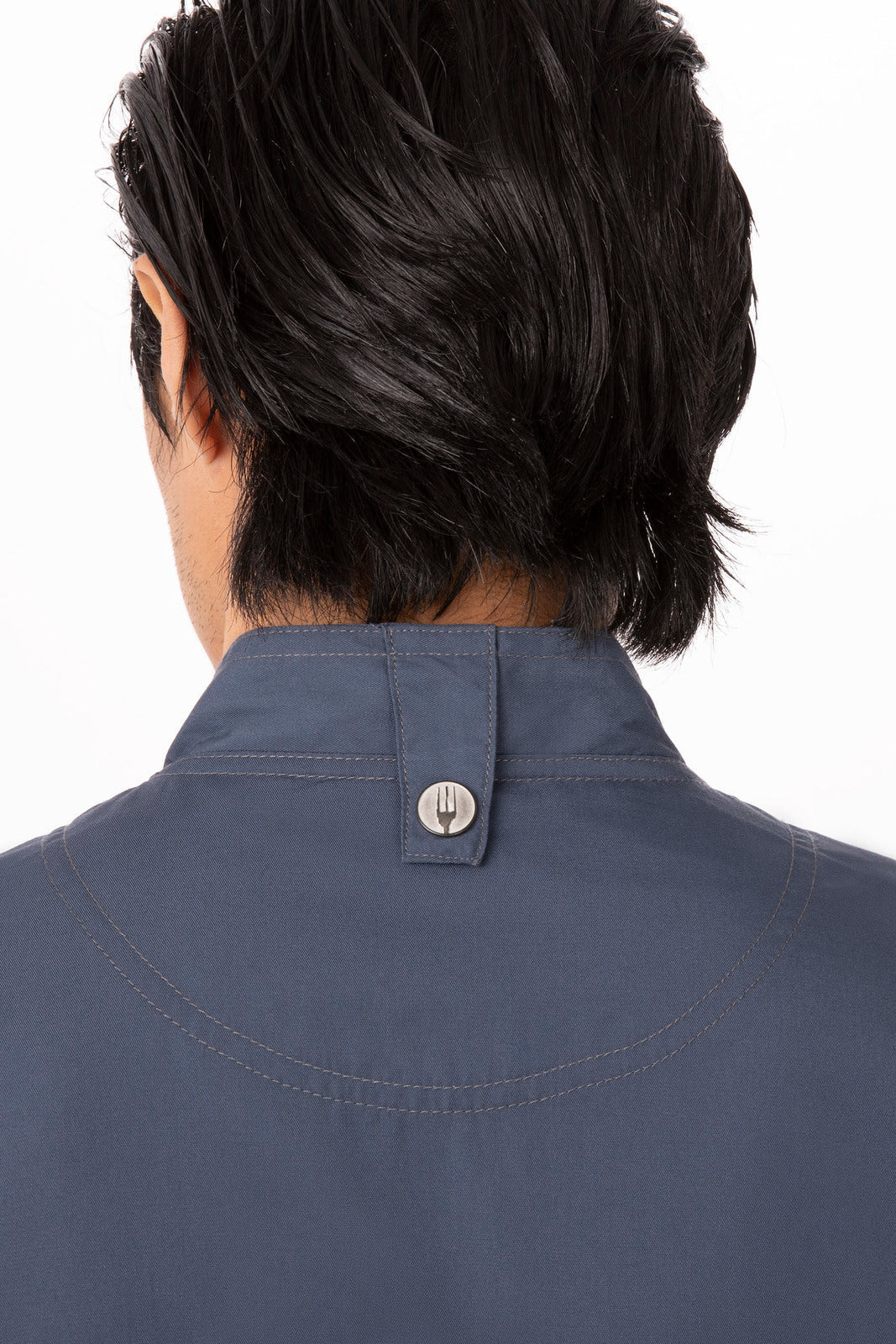 Hartford Men's Blue Zipper 3XL Chef Jacket by Chef Works