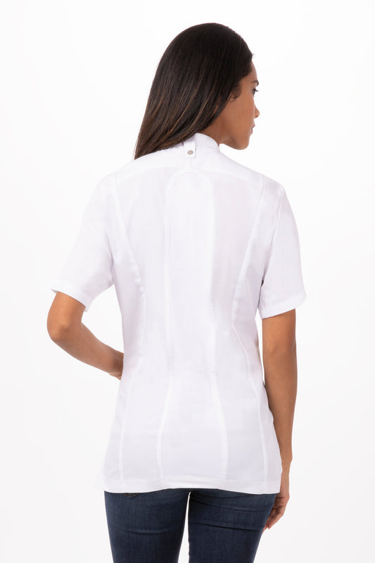 Roxby Women's White L Chef Jacket by Chef Works