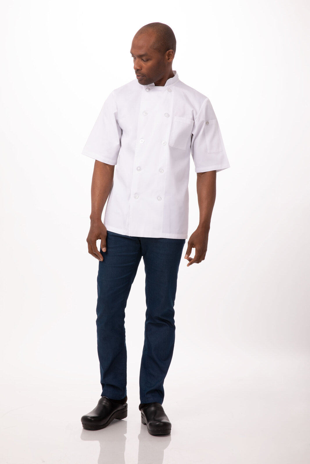 Volnay Men's White XL Chef Jacket by Chef Works