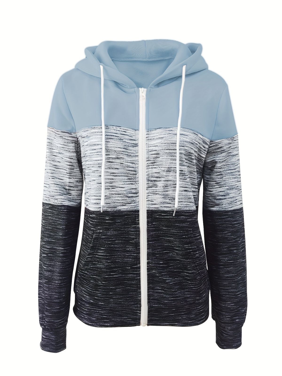 3d Print Hoodie Autumn Hoodie Casual Zip Hoodie Loose Sweatshirt Streetwear - Pink - Size M(AU M/EU48)