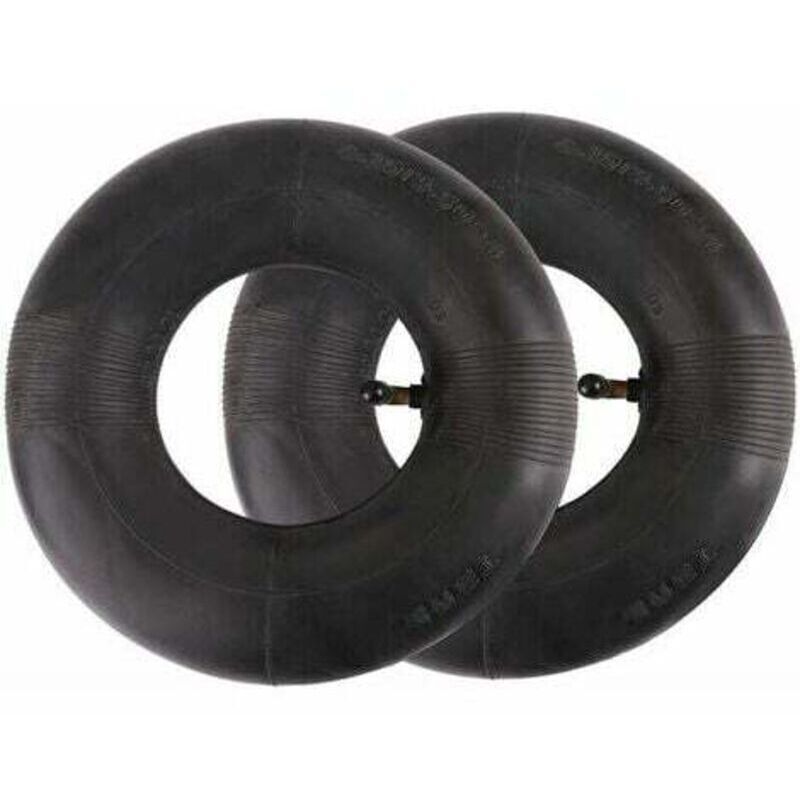 Pieces 4.10/3.50-4 Inner Tube with Valve Stem for Wheelbarrow Lawn Mower Stroller Generator Garden Cart.., Made of Rubber